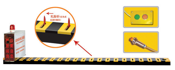 厦门海沧区V3嵌入式闯岗自动扎胎器/阻车器